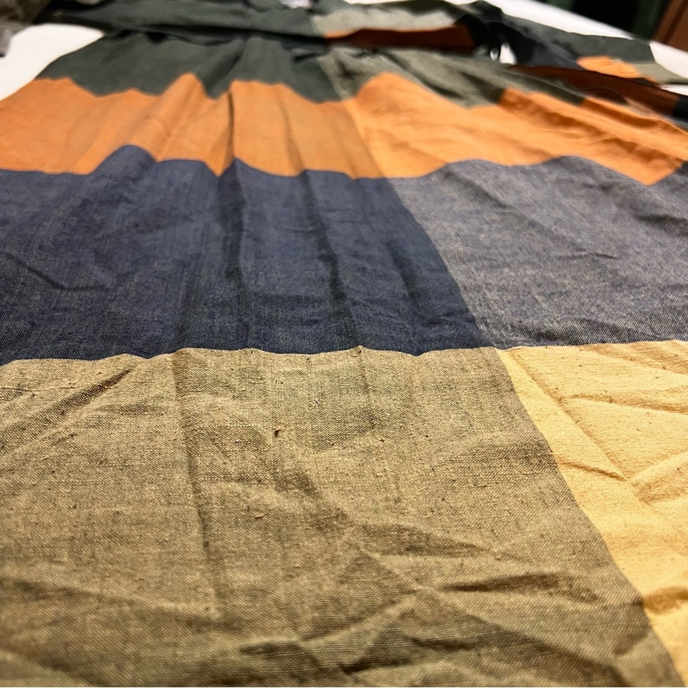 Anthropologie Conditions Apply - Hand Woven 100% Cotton Shirt dress M Exclusive - Picture 11 of 16